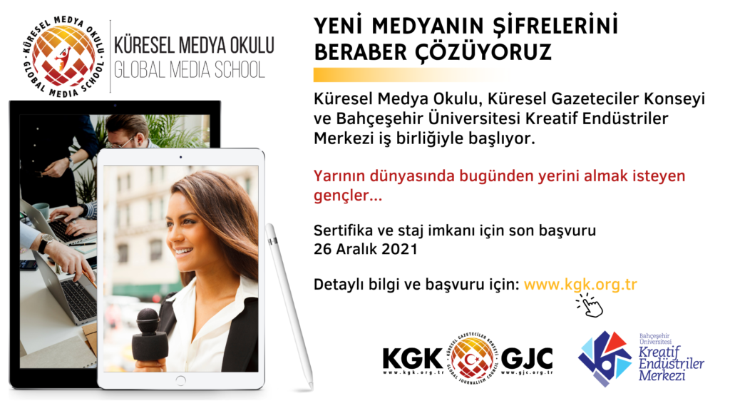 KGK Küresel Medya Okulu 8 Ocak’ta İstanbul’da başlıyor