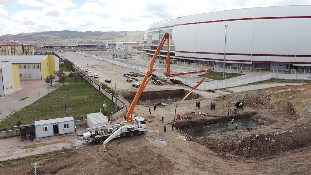 STADYUM YANI ÜST GEÇİT VE BAĞLANTI YOLU PROJESİ DEVAM EDİYOR