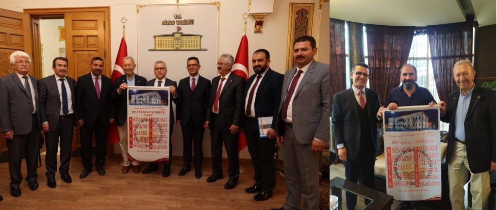 ASİDEF’ten Sivas Valisi Yılmaz Şimşek’e ziyaret
