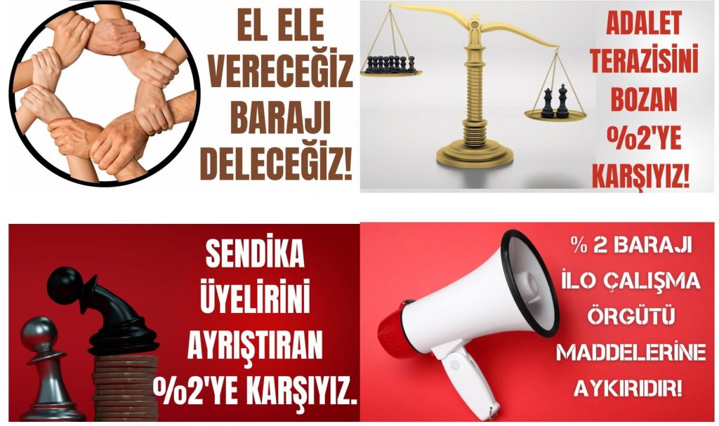 % 2 Sendika Barajı memurları rahatsız etmekte.
