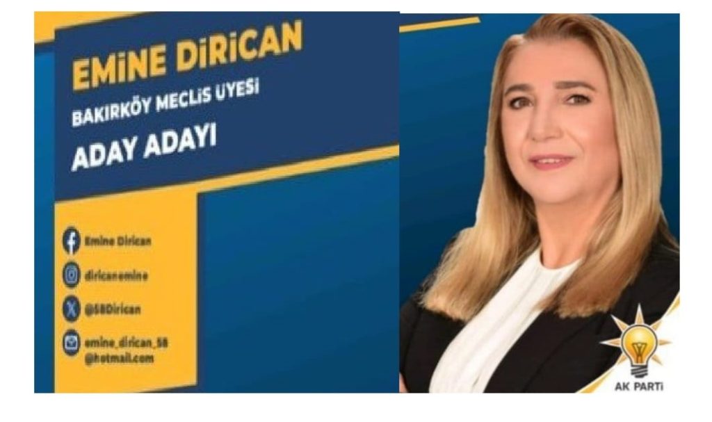 Hemşerimiz Emine Dirican Bakırköy Bld Meclis Üyeliğine tekrar aday