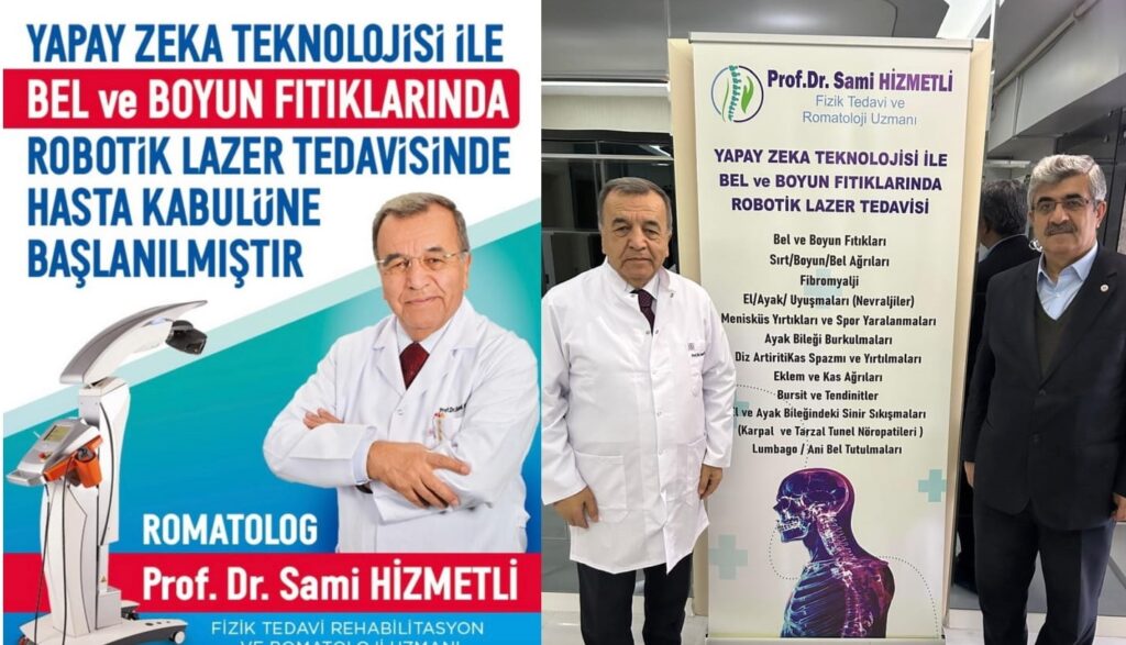 Yapay zekâlı robotik lazer tedavisi artık Sivas’ta