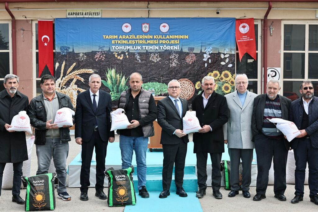 Sivas’ta TAKE Projesi Kapsamında Tohumluk Dağıtımı Gerçekleştirildi